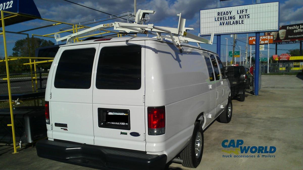 Ford e350 top ladder rack